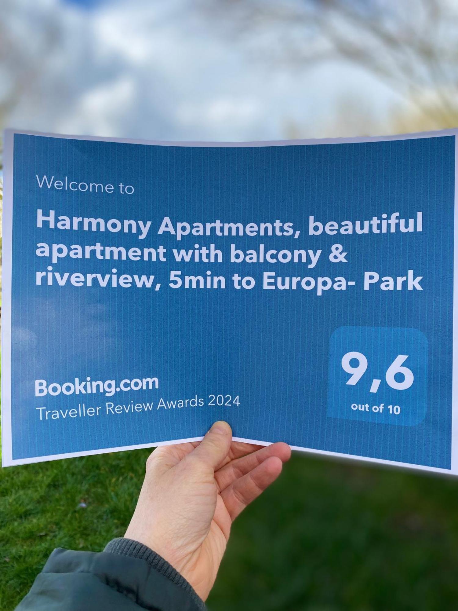 Harmony Apartment, Your Holiday Home In Rust With Balcony & River-View, 5Min To Europa-Park Exterior foto